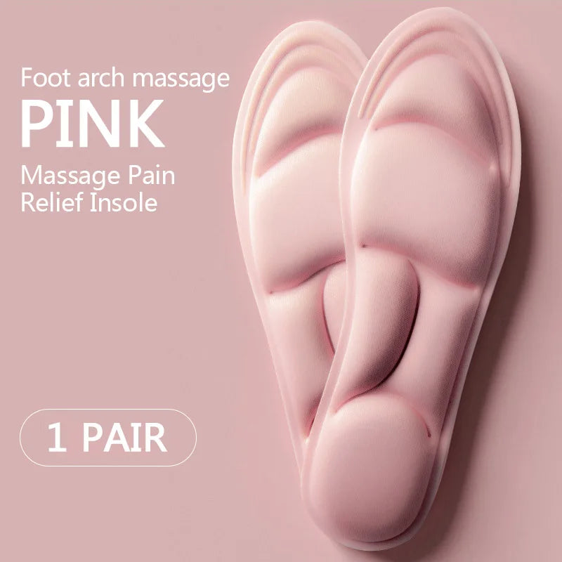 5D Massage Memory Foam Insoles for Shoes Sole Breathable Cushion Sport Running Insoles for Feet Orthopedic Insoles