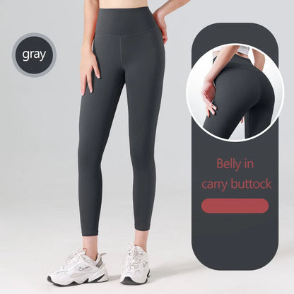Ribbed Yoga Pants High Waisted Gym_Eggings Sport Women Fitness Seamlessfemale Legging Tummy Control Runningtraining Tights