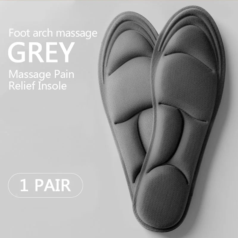 5D Massage Memory Foam Insoles for Shoes Sole Breathable Cushion Sport Running Insoles for Feet Orthopedic Insoles