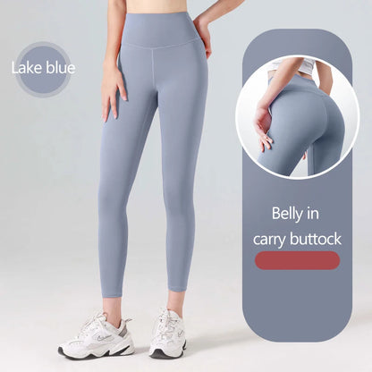 Ribbed Yoga Pants High Waisted Gym_Eggings Sport Women Fitness Seamlessfemale Legging Tummy Control Runningtraining Tights
