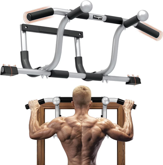 Heavy Duty Pull up Bar for Doorway,Solid Bar Construction,Multi Grips Door Pull up Bar/Doorway Pull up Bar
