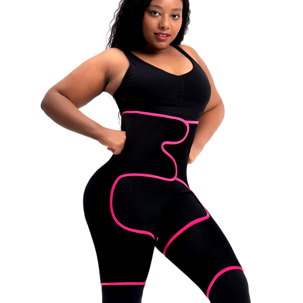 New Sauna Waist Trainer Corset Sports Abdomen Belt Thigh Shapers Forming Workout Fitness Tummy Control Strap Slimming