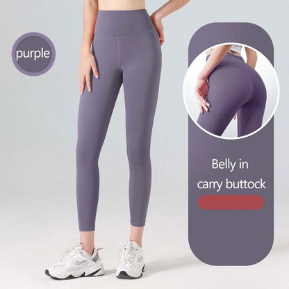 Ribbed Yoga Pants High Waisted Gym_Eggings Sport Women Fitness Seamlessfemale Legging Tummy Control Runningtraining Tights